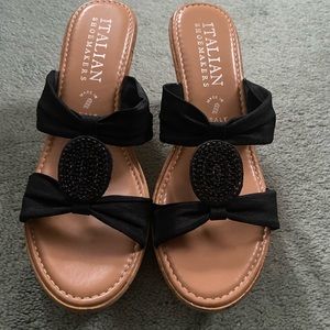 Women’s wedges, size 8